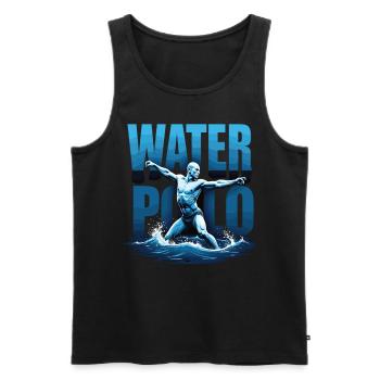 Water Polo Water Polo Water Polo Ball Sports - Men's Premium Organic Tank Top - black - Front - Michal (187cm)