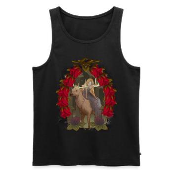 Christmas Christmas Fairy Tale Children Child - Men's Premium Organic Tank Top - black - Front - Michal (187cm)