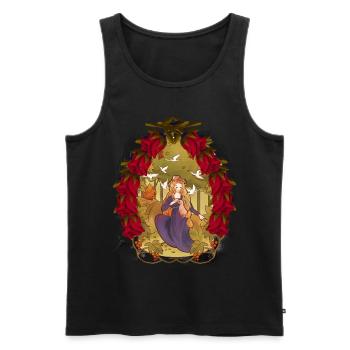 Child Children Fairy Tale Fairy Tale Character Christmas - Men's Premium Organic Tank Top - black - Front - AI Model Male 178 light (178cm)
