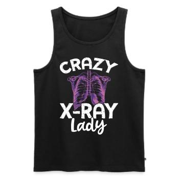 Radiologist X-ray technician X-ray image - Men's Premium Organic Tank Top - black - Front - AI Model Male 178 light (178cm)