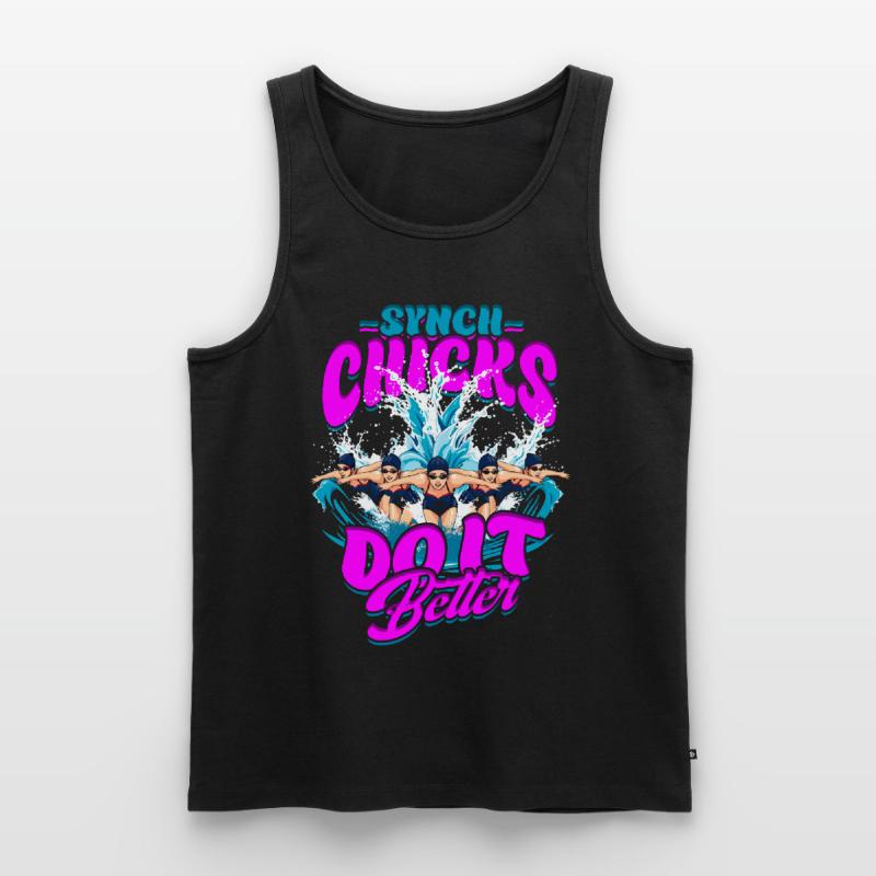 Synchronschwimmen Synch Chicks Do It Better Männer Premium Bio Tank Top