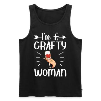 Funny Craft Beer Hops Home Brew I'm a - Men's Premium Organic Tank Top - black - Front - AI Model Male 178 light (178cm)