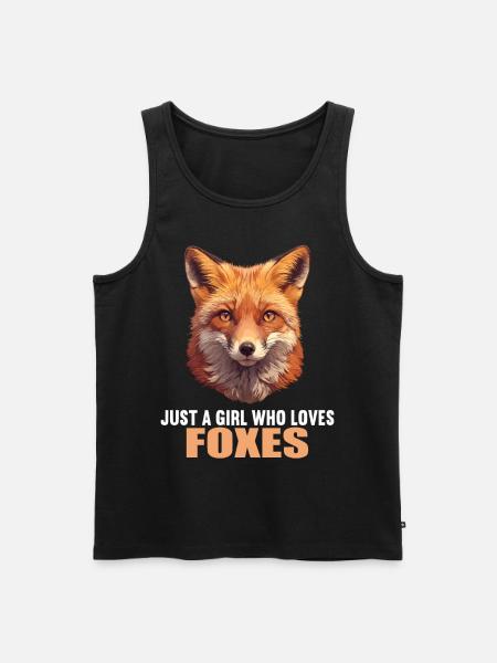Foxes Fox - Men's Premium Organic Tank Top - black