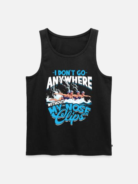 Synchronschwimmen Synchro Schwimmer - Männer Premium Bio Tank Top - Schwarz