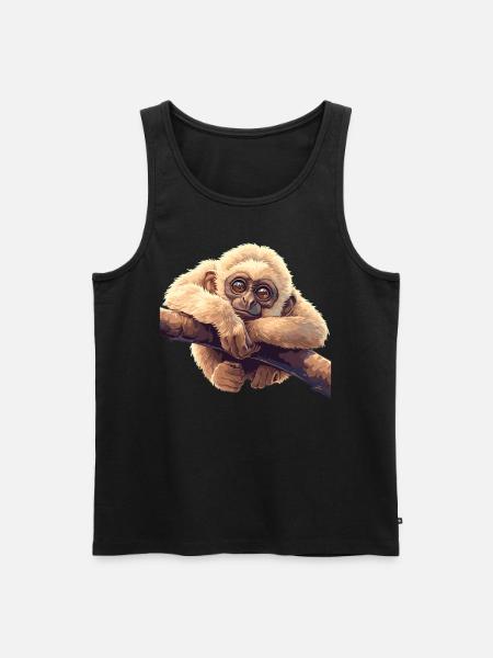 Gibbons Gibbon - Men's Premium Organic Tank Top - black
