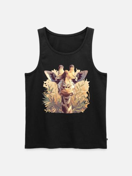 Giraffes Giraffe - Men's Premium Organic Tank Top - black