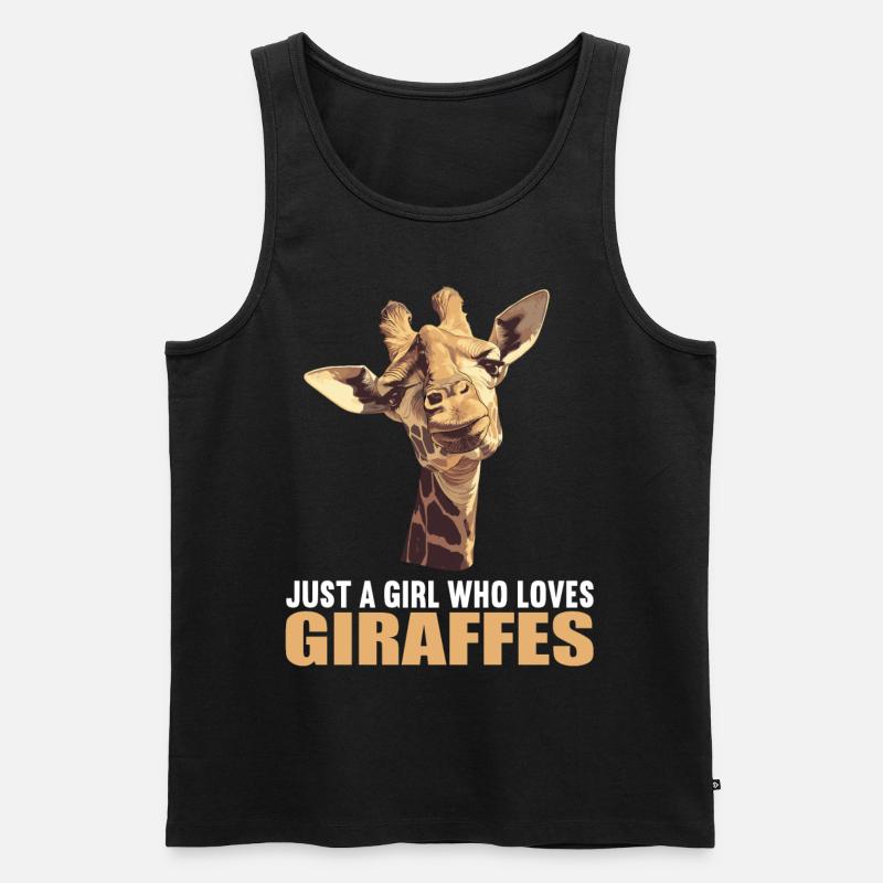 Giraffes Giraffe - Men's Premium Organic Tank Top - black