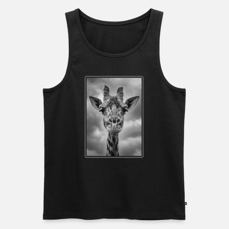 Giraffes Giraffe - Men's Premium Organic Tank Top - black