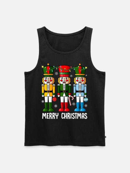 Merry Christmas - Men's Premium Organic Tank Top - black