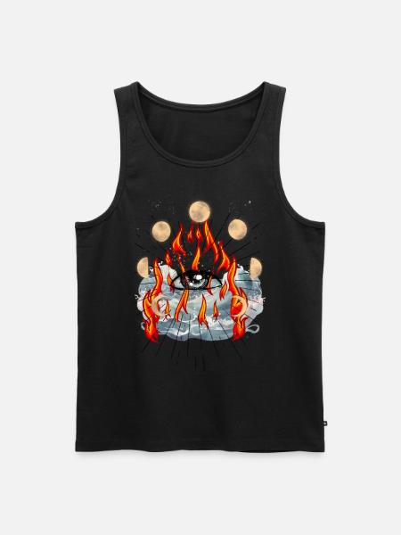 God Jesus Messiah spiritual - Men's Premium Organic Tank Top - black