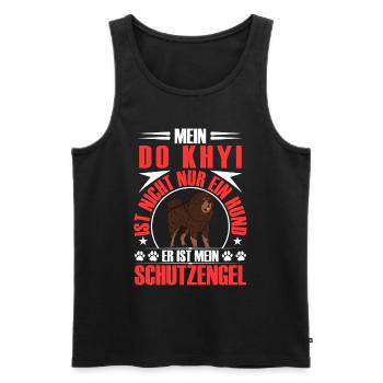 Do Khyi protects me Tibetan Mastiff Tibetan Mastiff - Men's Premium Organic Tank Top - black - Front - Michal (187cm)