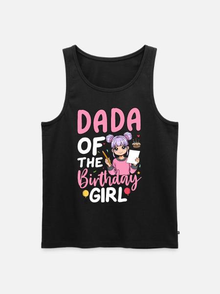 Dada De La Fille D’anniversaire - Débardeur bio Premium Homme - noir