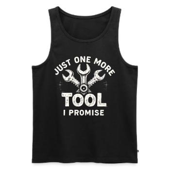 Just One More I Promise Craftsmen Crafts - Men's Premium Organic Tank Top - black - Front - Michal (187cm)