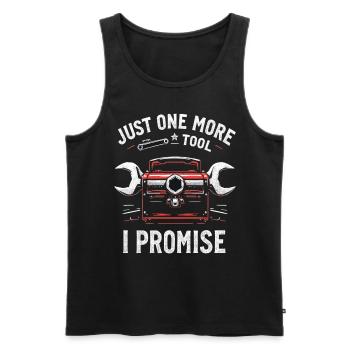 Just One More I Promise Craftsmen Crafts - Men's Premium Organic Tank Top - black - Front - Michal (187cm)