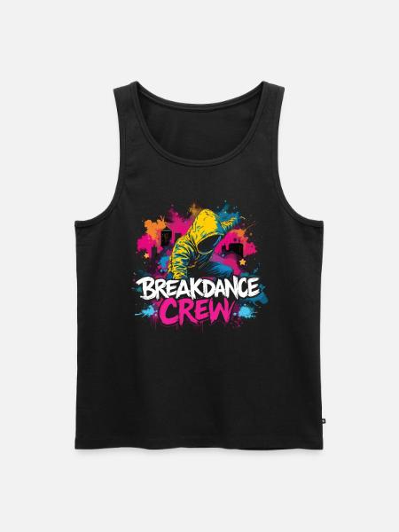 Breakdance Crew Breakdance Breakdancing Breakdance - Débardeur bio Premium Homme - noir
