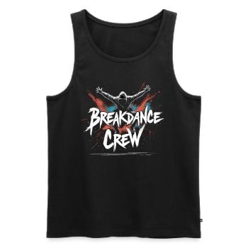 Breakdance Crew Breakdance Breakdancing Breakdance - Männer Premium Bio Tank Top - Schwarz - Vorne - AI Model Male 178 light (178cm)