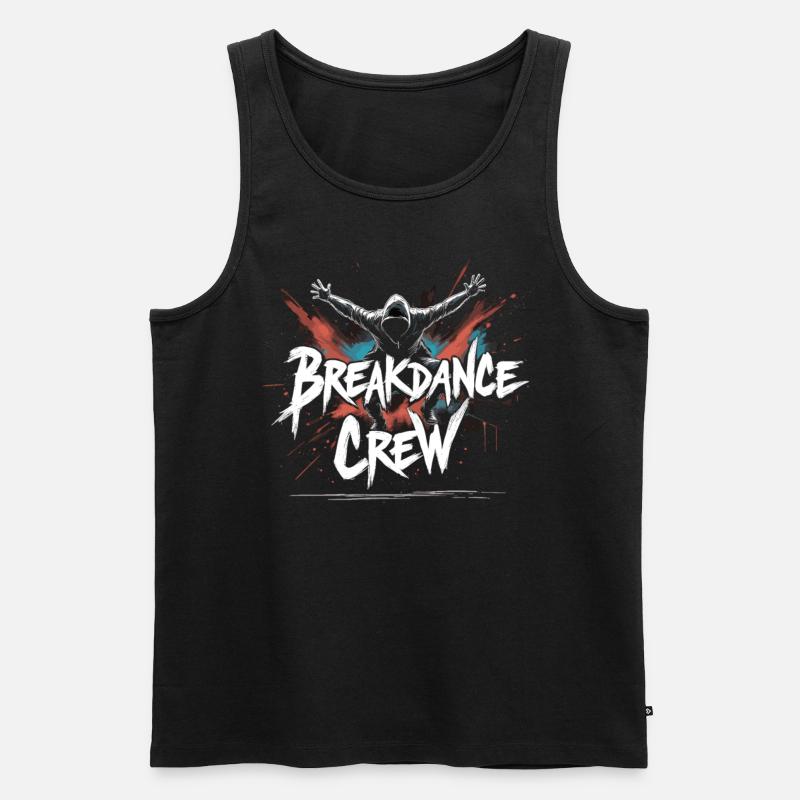 Breakdance Crew Breakdance Breakdancing Breakdance - Männer Premium Bio Tank Top - Schwarz