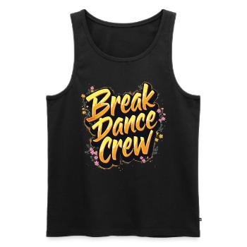 Breakdance Crew Breakdance Breakdancing Breakdance - Männer Premium Bio Tank Top - Schwarz - Vorne - AI Model Male 178 light (178cm)