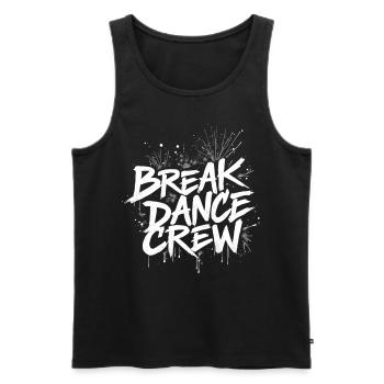Breakdance Crew Breakdance Breakdancing Breakdance - Männer Premium Bio Tank Top - Schwarz - Vorne - AI Model Male 178 light (178cm)