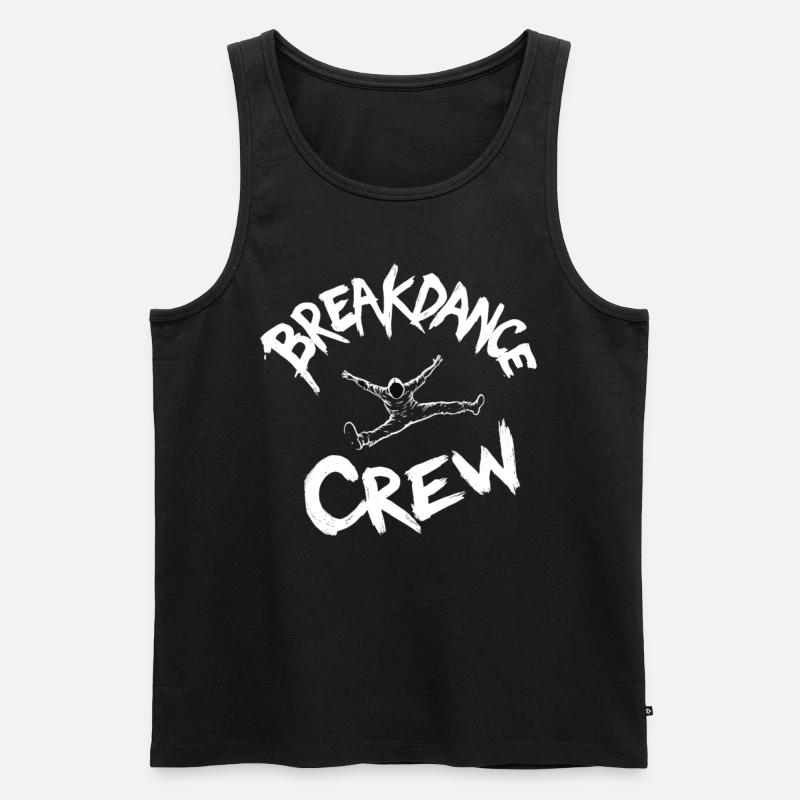 Breakdance Crew Breakdance Breakdancing Breakdance - Débardeur bio Premium Homme - noir