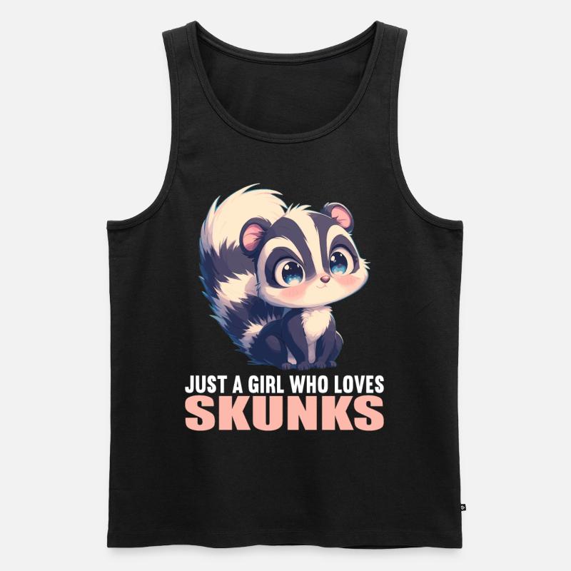 Stinktiere Stinktier - Männer Premium Bio Tank Top - Schwarz