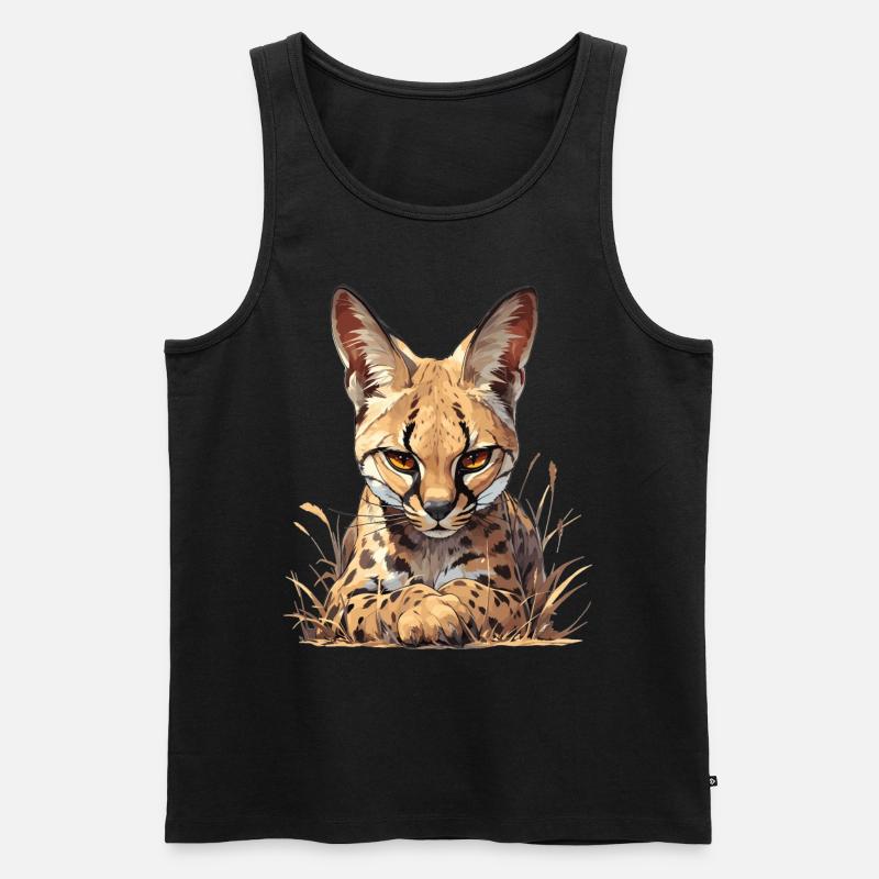 Servale Serval - Débardeur bio Premium Homme - noir