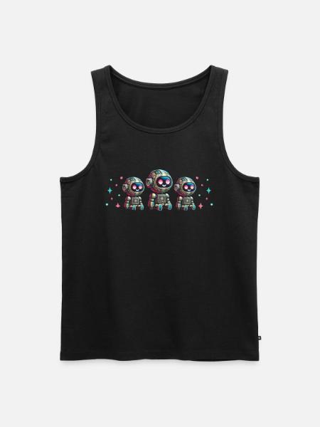 Robotics Engineer Computer Scientist - Men's Premium Organic Tank Top - black