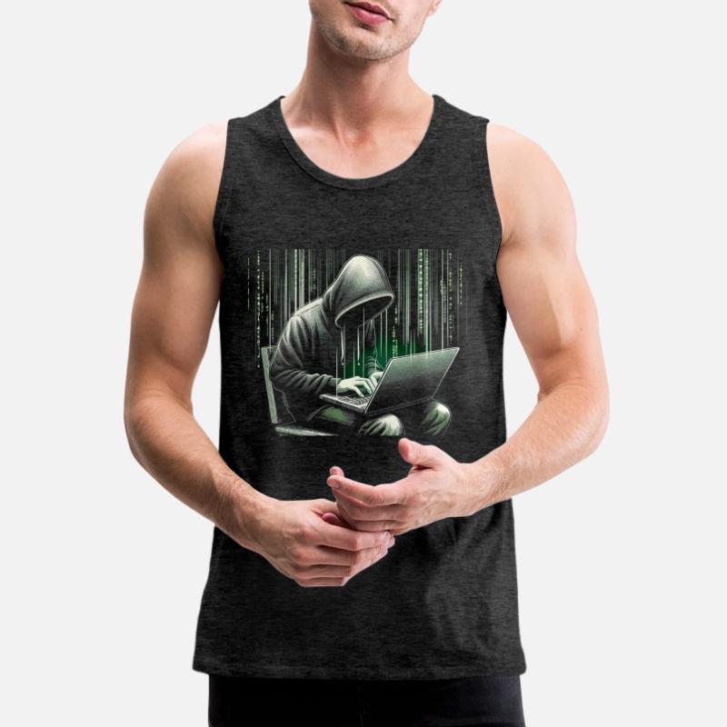 Programmer Programming Computer Science Men's Premium Organic Tank Top