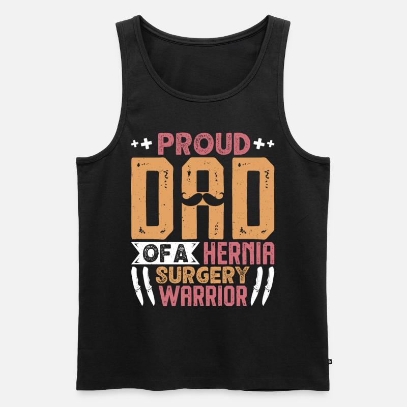 Hernia Surgery - Männer Premium Bio Tank Top - Schwarz