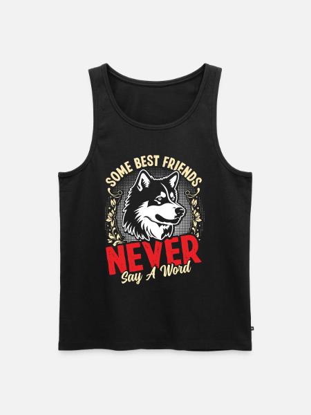 Alaskan Clover Kai - Men's Premium Organic Tank Top - black