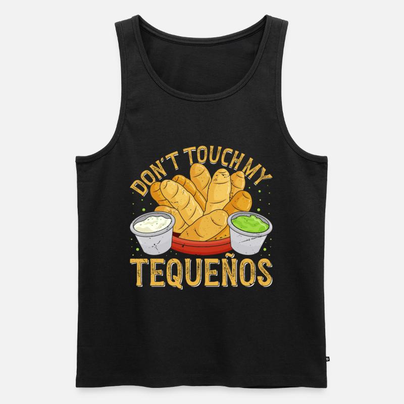 Tequenos venezolanisch - Männer Premium Bio Tank Top - Schwarz