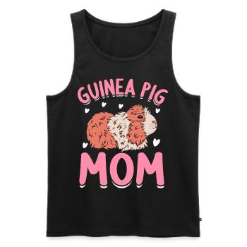 Guinea Pig Mom - Men's Premium Organic Tank Top - black - Front - Michal (187cm)