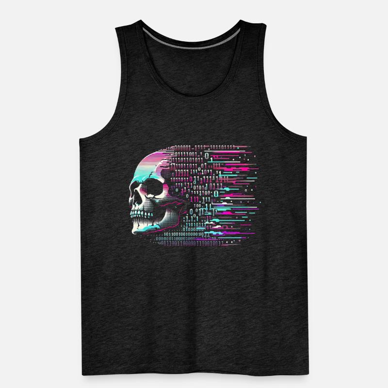 Hacker Programmierer Programmieren Informatik Männer Premium Bio Tank Top