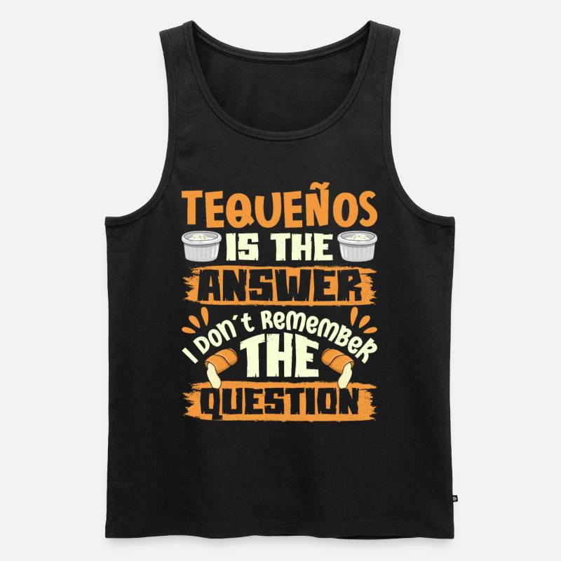 Tequenos venezolanisch - Männer Premium Bio Tank Top - Schwarz