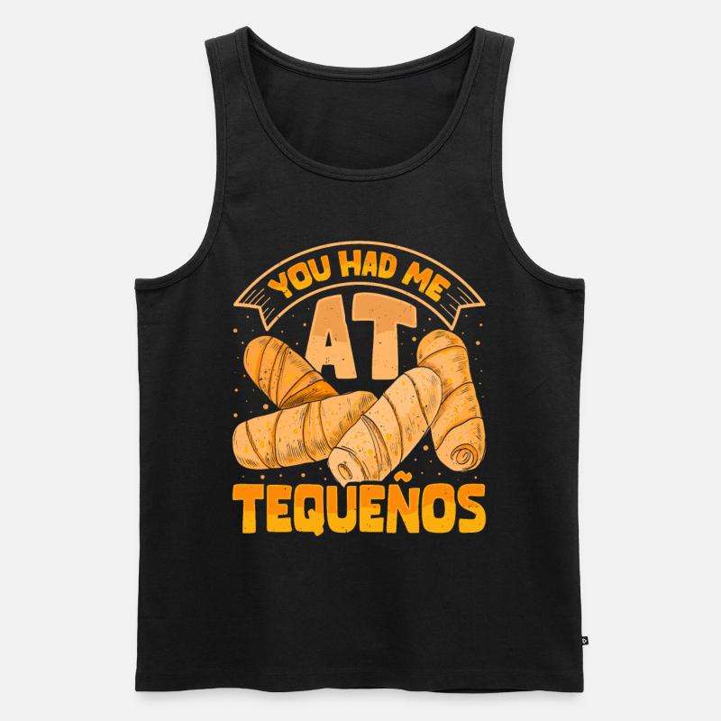 Tequenos venezolanisch - Männer Premium Bio Tank Top - Schwarz