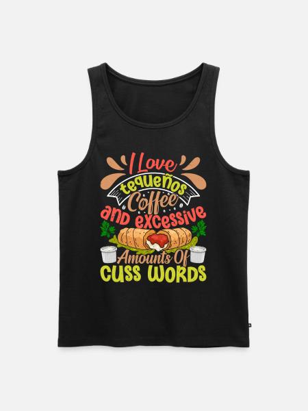 Tequenos Venezuelan - Men's Premium Organic Tank Top - black