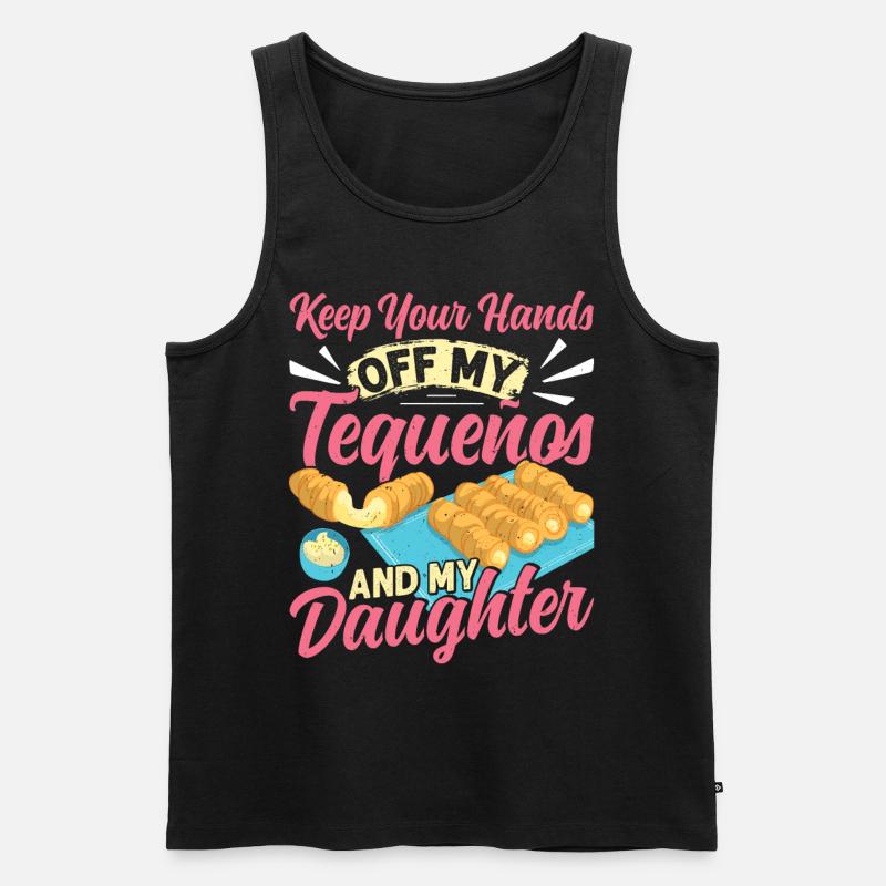 Tequenos venezolanisch - Männer Premium Bio Tank Top - Schwarz