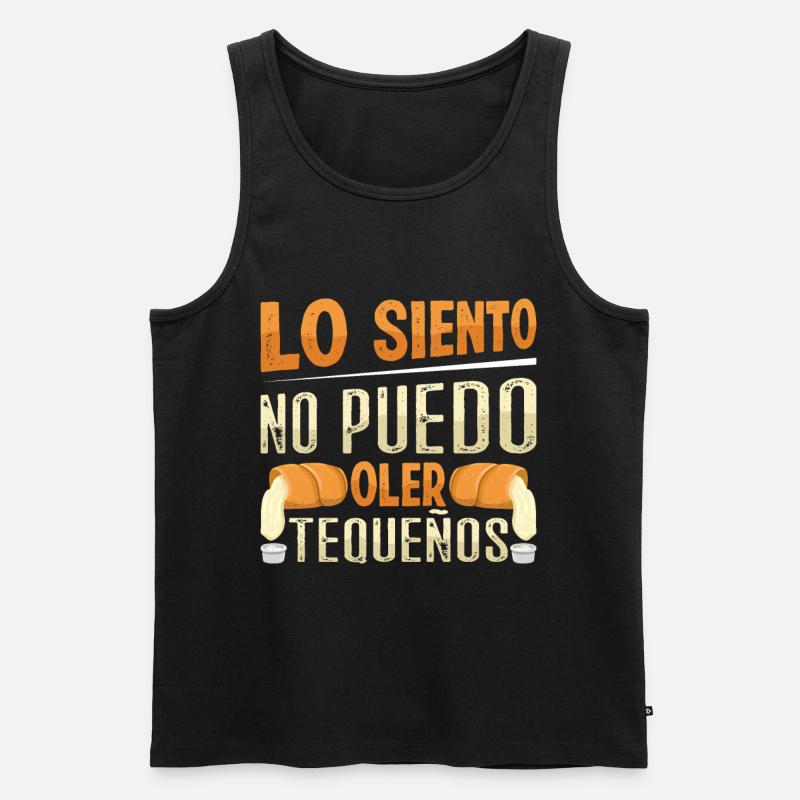 Tequenos venezolanisch - Männer Premium Bio Tank Top - Schwarz