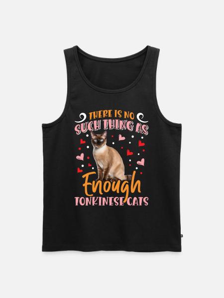 Chat tonkinois - Débardeur bio Premium Homme - noir