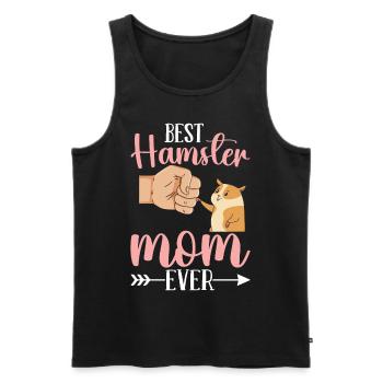 Meilleure maman hamster de tous les temps Hammy - Débardeur bio Premium Homme - noir - Devant - Michal (187cm)