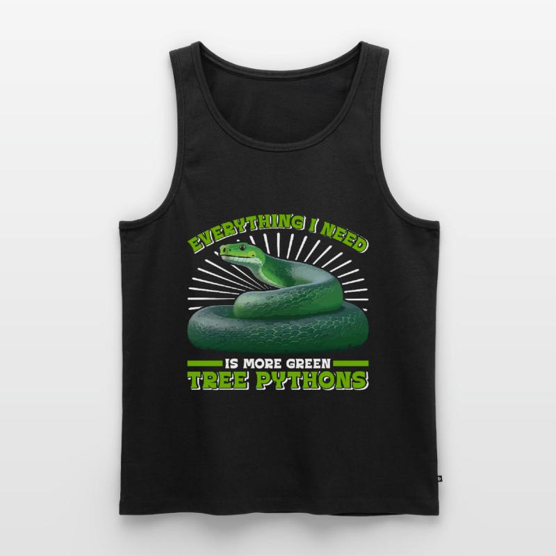 Green Tree Python Männer Premium Bio Tank Top