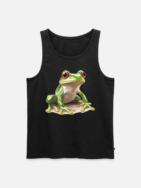 Frog Frogs - Men's Premium Organic Tank Top - black