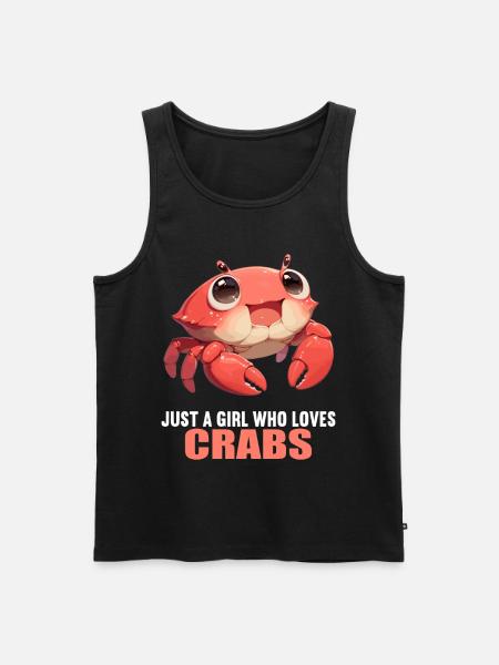 Krabbe Krabben - Männer Premium Bio Tank Top - Schwarz