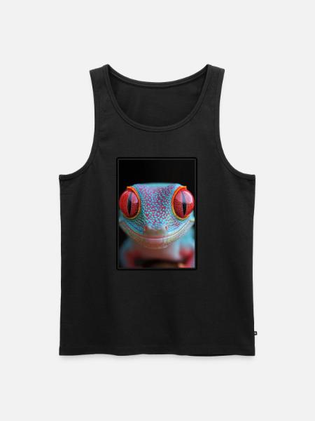 Geckos Gecko - Men's Premium Organic Tank Top - black