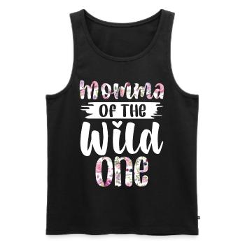 Momma der wilden ein Arborist 1 Jahr alt - Männer Premium Bio Tank Top - Schwarz - Vorne - Michal (187cm)