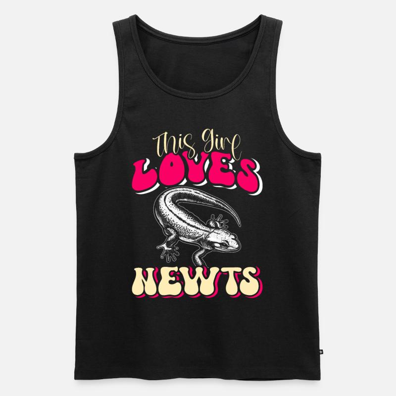 Molch - Männer Premium Bio Tank Top - Schwarz