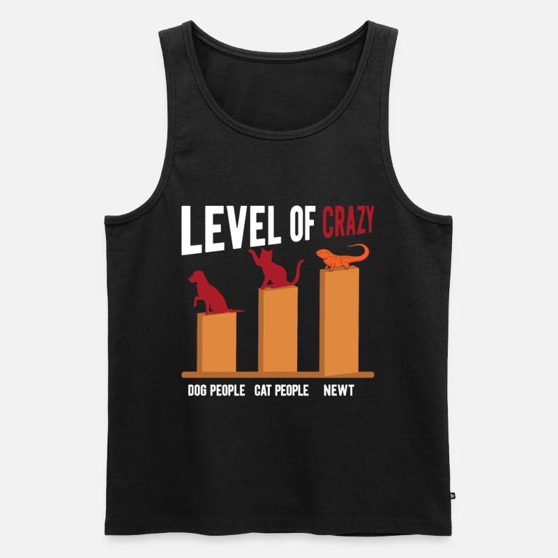Molch - Männer Premium Bio Tank Top - Schwarz