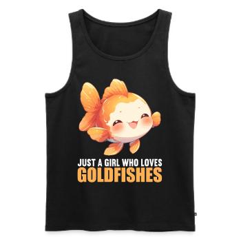 Goldfische Goldfisch - Männer Premium Bio Tank Top - Schwarz - Vorne - Michal (187cm)