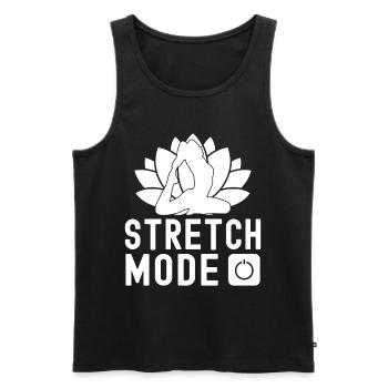 Pilates Enthusiasts Stretch Mode On Pilates - Männer Premium Bio Tank Top - Schwarz - Vorne - Michal (187cm)
