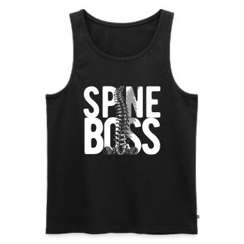 Chiropractor Physiotherapist - Men's Premium Organic Tank Top - black - Front - Michal (187cm)